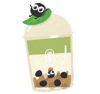 Avocado Boba Sticker by BlackBall Malaysia