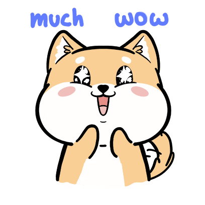 Shiba Inu Love Sticker by Aminal Stickers