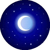 mysticmondays magic moon spirit tarot Sticker