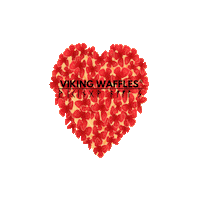 Heart Love Sticker by viking waffles
