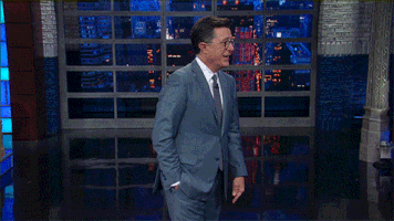donald trump tweet corner GIF by The Late Show With Stephen Colbert