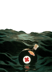 UnicumOfficial water wave magyar viz Sticker
