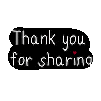 Thanks For Sharing Sticker