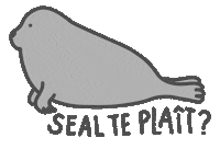 petittchoup please french seal franglais Sticker