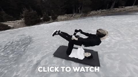 Yoga Drone GIF by AirVuz