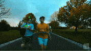 Summer Running GIF by The Happy Fits