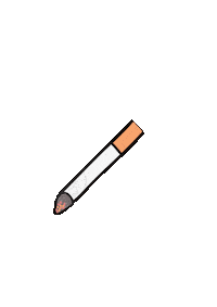 Smoke Sam Cotton Sticker