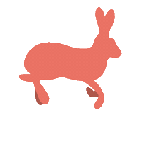 Bunny Rabbit Sticker by Hanseatic Bank