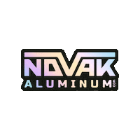novak_aluminum business novak aluminum novakaluminum Sticker