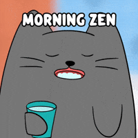 Refreshing Wake Up GIF by MESA My Emotional Support Animal