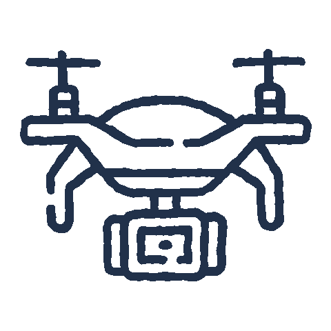 ServiscoImmo giphyupload blue drone realty Sticker