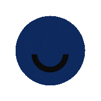 centrahq smile 3d blue smiley Sticker