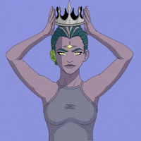 azurbala queen crown lola boss lady GIF
