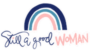 Mommingwithtruth rainbow ok woman strong Sticker