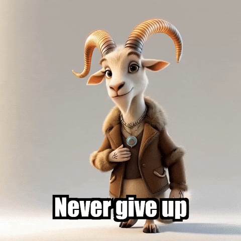 Never Give Up Wisdom GIF by Radiantelope