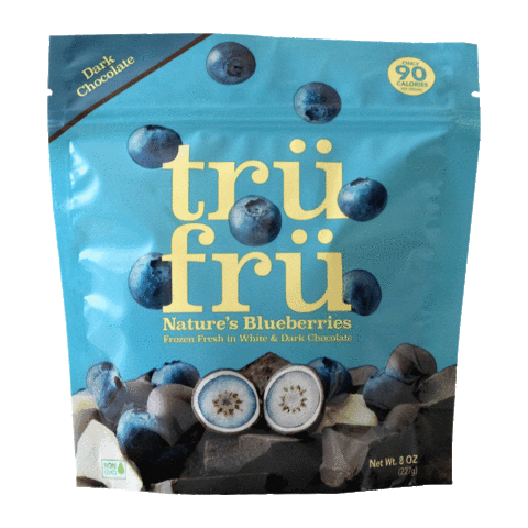 Blueberry Sticker by Tru Fru