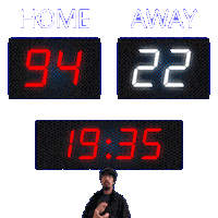 22 Away Sticker