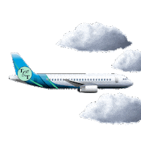 Holiday Flying Sticker by Travel & Treasures