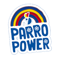 Rainbow Love Sticker by Parrolabs