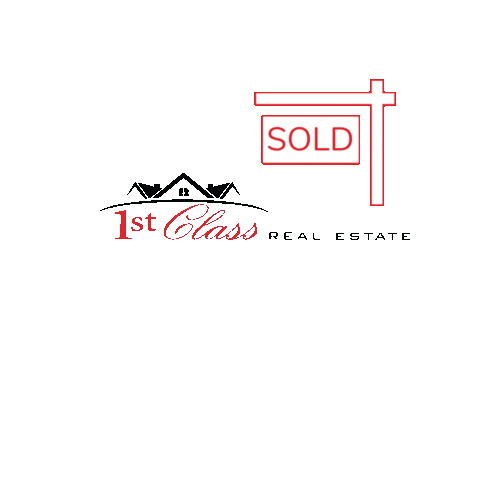 Real Estate House Sticker by 1st Class Real Estate