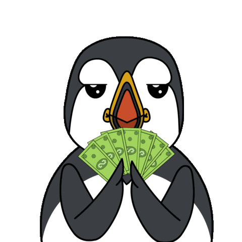 Making Money Sticker by Puffins