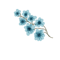 Nellvsanart flores florest florescelestes nellvsflores Sticker