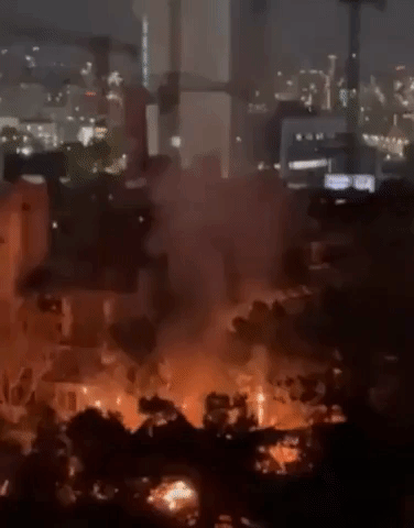 Fire Burns in Santiago Amid Anniversary Protests