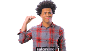 talking black power Sticker by Salon Line