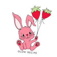 Skincare Bunny Sticker by Glow Recipe