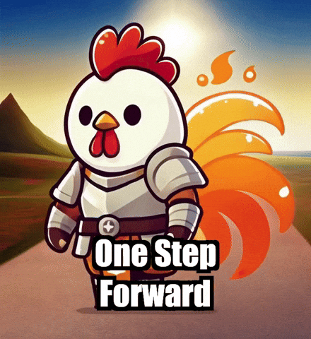 One Step Forward Wisdom GIF by Zorooster