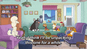 Group Unpacking GIF by HouseBrokenFOX