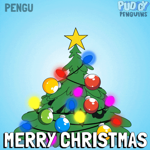 Merry Christmas GIF by Pudgy Penguins