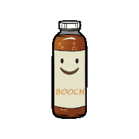 kombuchabrewers emoji kombucha bubbly smileyface Sticker