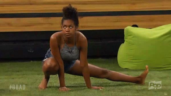 stretching big brother GIF by Big Brother After Dark