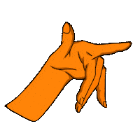 Hands Sticker by The Cake Escape