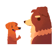 dog STICKER by Olivia Huynh