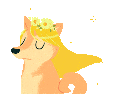 Dog Queen Sticker by Olivia When