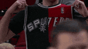 trail blazers fan GIF by NBA