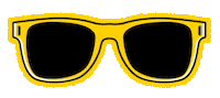 illustrescu cool summer sun sunglasses Sticker