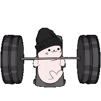 Work Out Fun Sticker by Sappy Seals Community
