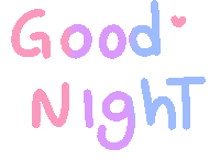 Good Night Sticker