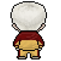 Pixel Hello Sticker
