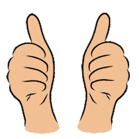LauraR_illustration like thumbs up double thumbs up laurarillustration Sticker