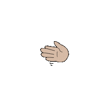 moniquetunder bye hand hallo bye bye Sticker