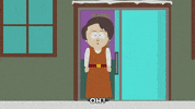 suprised walking in GIF by South Park 