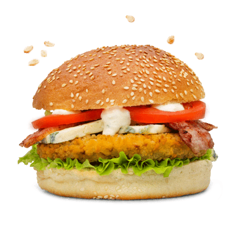 BurgersdePapa food eat yum burger Sticker