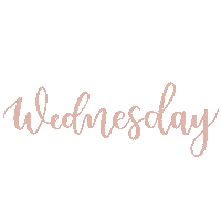 Days Of The Week Pink Sticker