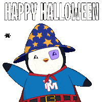 Halloween Horror Sticker by Pudgy Penguins