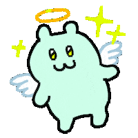 Bear Angel Sticker by luckycavity
