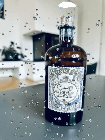 Dasgibtesnureinmalde giphygifmaker giphyattribution monkey gin GIF